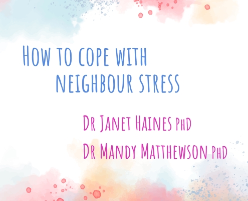 How to cope with neighbour stress