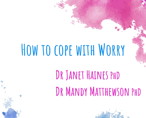 How to cope with worry